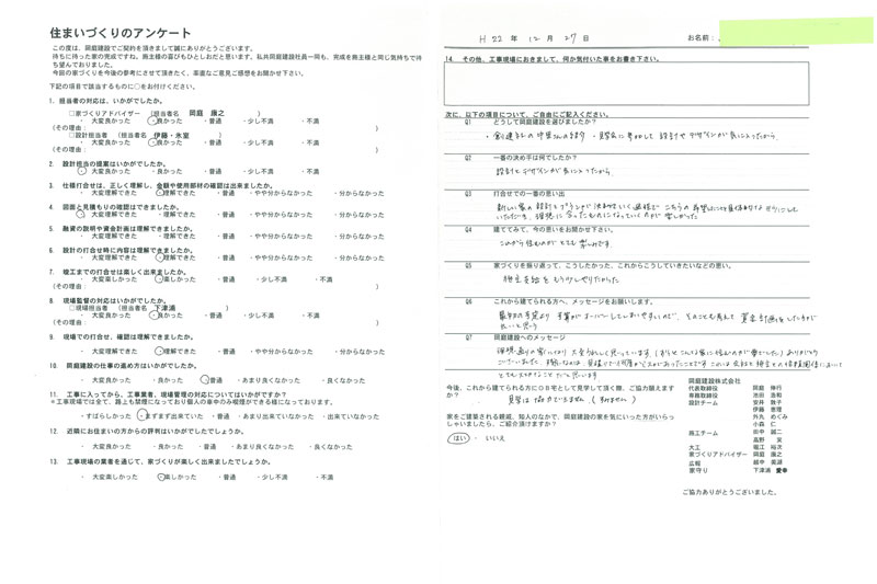 お客様の声